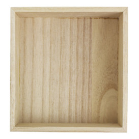 Caisse Présentation en Bois 16x15x5cm (1 Uté)