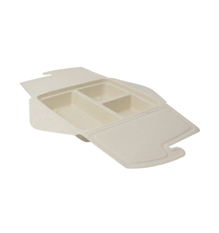 Pakket Suikerriet Box to Go 3C 21x21x4cm 900ml (50 stuks)