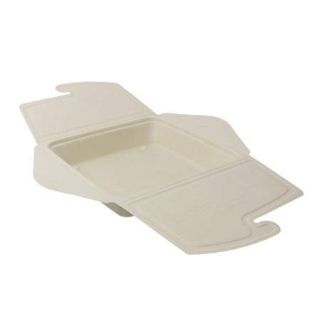 Pakket Suikerriet Box to Go 21x21x4cm 1350ml (50 stuks)