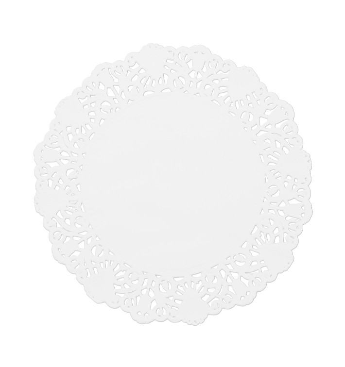 Dentelle en papier blanc Ø140mm (2000 Unités)