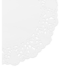 Dentelle en papier blanc Ø140mm (2000 Unités)