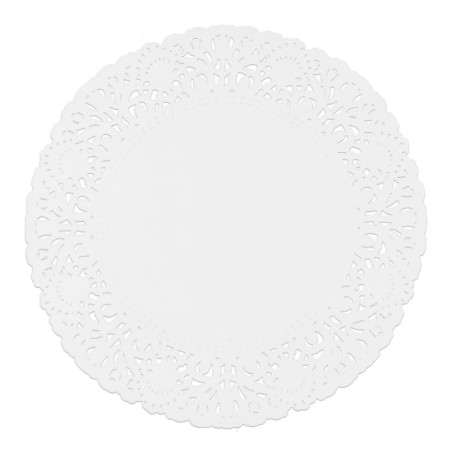 Dentelle en papier blanc Ø18cm (2000 Unités)