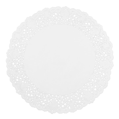 Dentelle en papier blanc Ø30cm (2000 Unités)