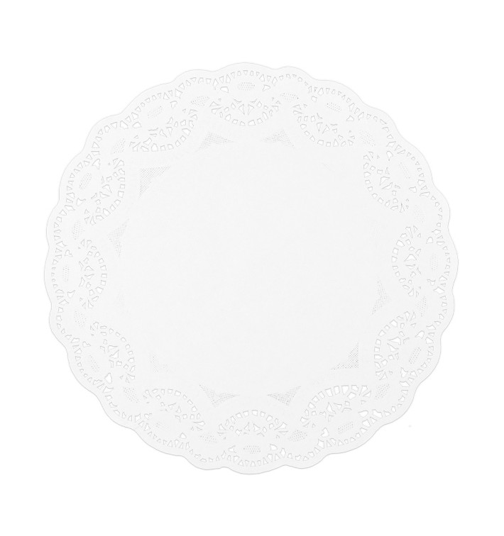 Dentelle en papier blanc Ø340mm (250 Unités)