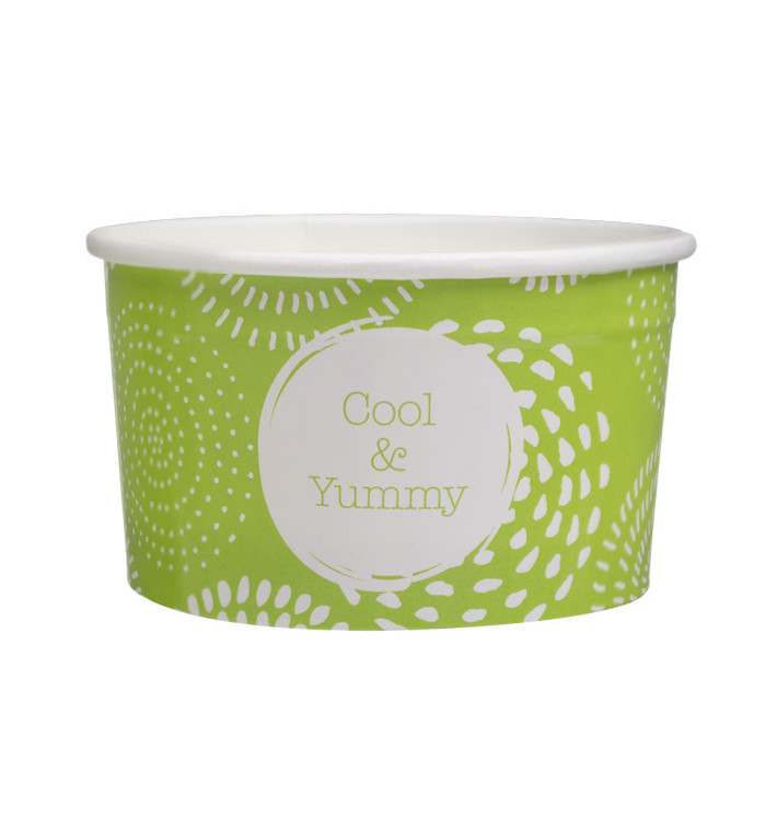 Pot à glace en carton 3oz/100 ml Cool&Yummy (65 Unités)