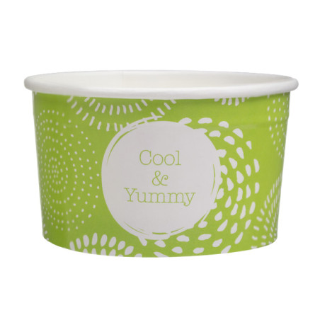 Pot à glace en carton 3oz/100 ml Cool&Yummy (65 Unités)