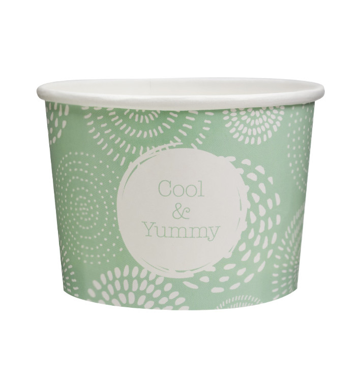 Pot à glace en carton 9oz/260 ml Cool&Yummy (1.320 Unités)