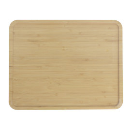 Plateau Cocktail en Bambou Naturel 32,5x26,5x1cm (10 Utés)