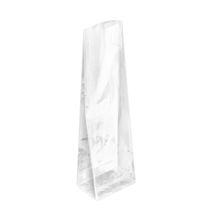 Plastic zak Vierkant bodem 6x19+4cm G-160 (100 stuks)