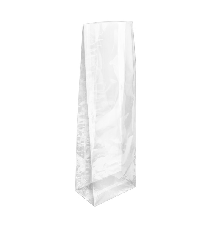 Plastic zak Vierkant bodem 10x30+6cm G-160 (100 stuks) 