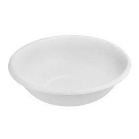 Bol Canne à Sucre Bagasse Blanc 470ml (50 Utés)