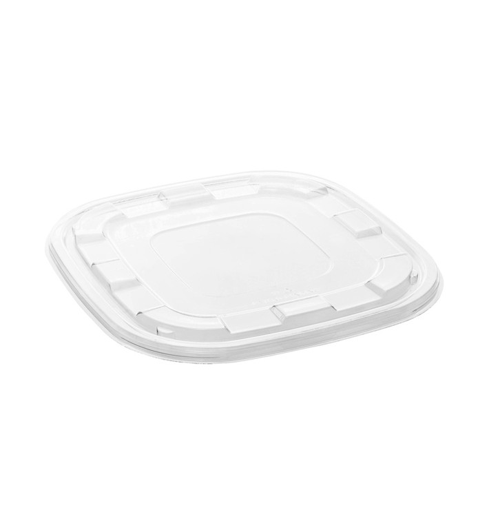 Plastic PET Deksel voor Kom transparant 27x27cm (25 stuks) 