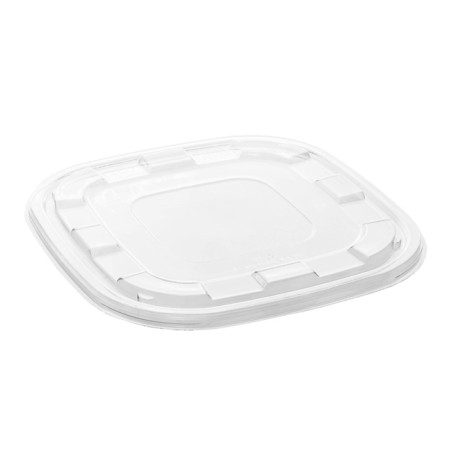 Plastic PET Deksel voor Kom transparant 27x27cm (25 stuks) 