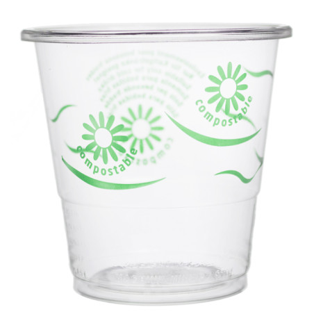 Gobelet Biodégradable PLA "Green Spirit" Transparent 250ml (50 Utés)