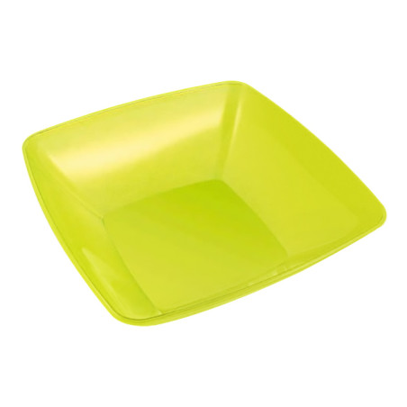 Bol PS Cristal Dur Vert 3500ml 28x28cm (1 Uté)