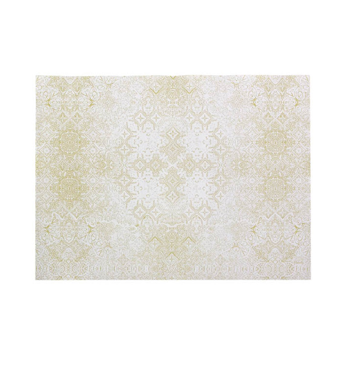 Papieren Placemats 30x40cm "Mosaic" Crème 40g/m² (1000 Stuks)