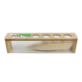 Support en Bambou pour Cônes 33,5x6x8cm (1 Uté)