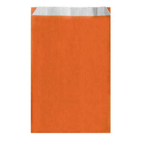 Sac Papier Orange 26+9x46cm (750 Utés)