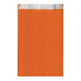 Papieren envelop oranje 12+5x18cm 