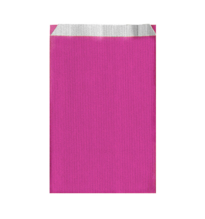 Papieren envelop fuchsia 12+5x18cm 