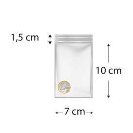 Sac en PE à Fermeture Zip 7x10cm G200 (1.000 Utés)