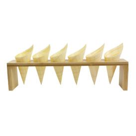 Support en Bambou pour Cônes 33,5x6x8cm (1 Uté)