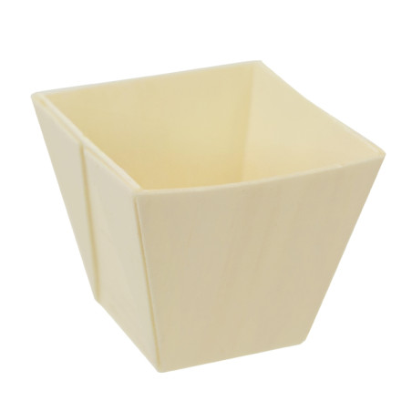 Verrine Dégustation Losange Bois 60ml 5,5x5,5x4,5cm (432 Utés)