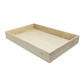 Caisse Présentation en Bois 60x40x7,5cm (1 Uté)