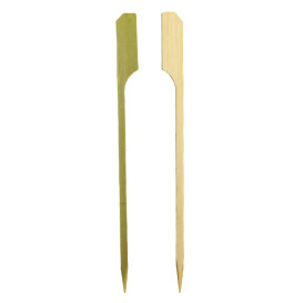 Natuurlijke Groene Prikkers “Golf” 12cm Bamboe (10.000 Stuks) 