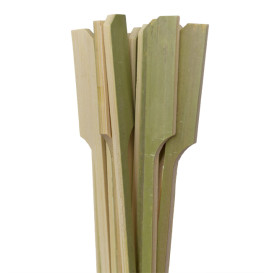 Natuurlijke Groene Prikkers “Golf” 18cm Bamboe (10.000 Stuks) 