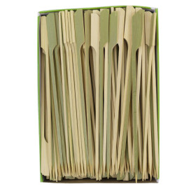 Pique en Bambou "Golf" Vert naturel 18cm (250 Utés)