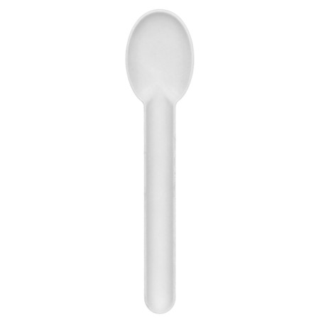 Cuillère en Canne à Sucre Blanc 16cm (50 Utés)