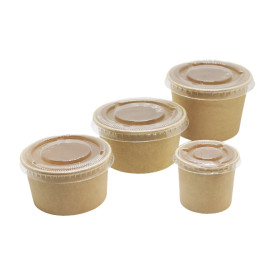 Kartonnen Kraft Pot voor sauzen 50ml Ø6,3cm (1.000 Units)