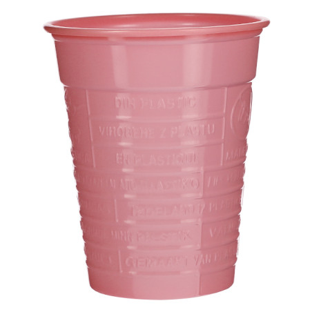 Gobelet Plastique PS Rose 200ml (1.500 Utés)