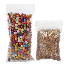 Plastic zak met rits drukknoopsluiting 8x12cm G-300 (1000 stuks)