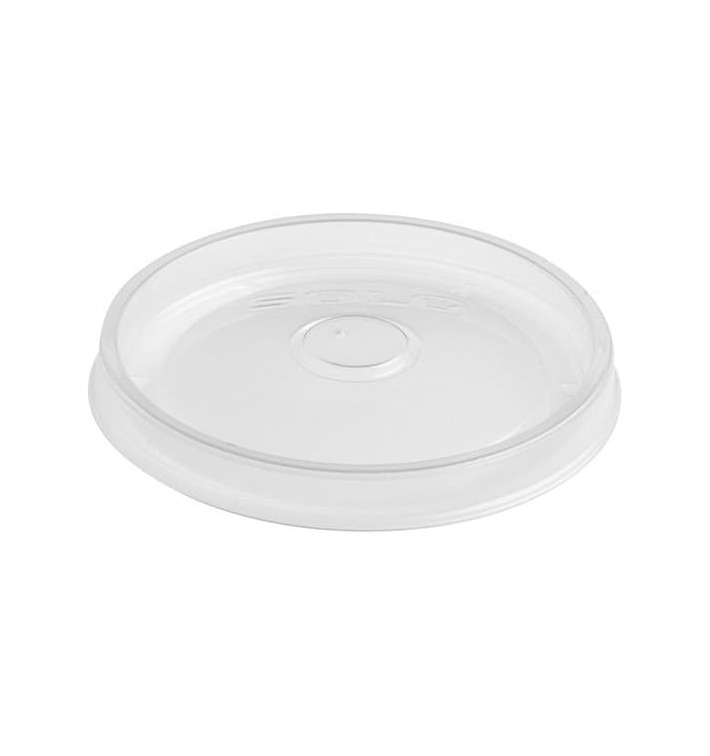 Couvercle Plat en Plastique PP Translucide Ø11,7cm 