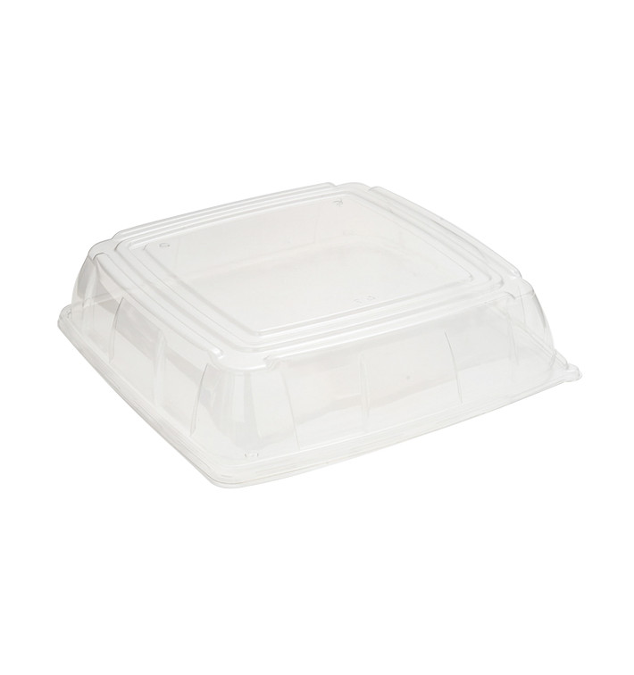 Couvercle Plastique PET Transp. Plateau 27x27cm (25 Utés)