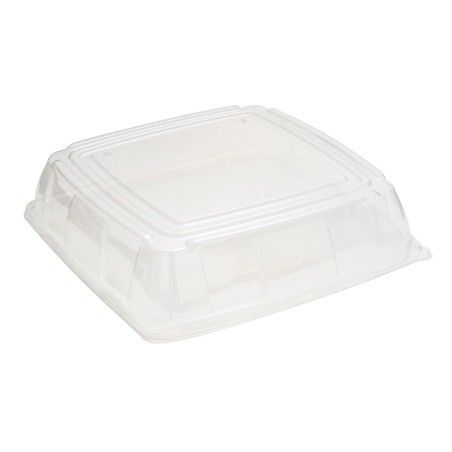 Couvercle Plastique PET Transp. Plateau 27x27cm (25 Utés)