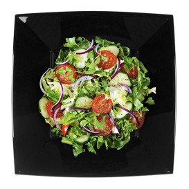 Assiette Dure Réutilisable Plate Noir PP 29cm (144 Utés)