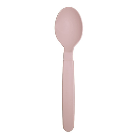 Cuillère Réutilisable Durable PP Minéral Rose 18,5cm (6 Uds)