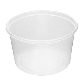 Pot en Plastique Transparent 300 ml Ø10,5cm (1.000 Unités)