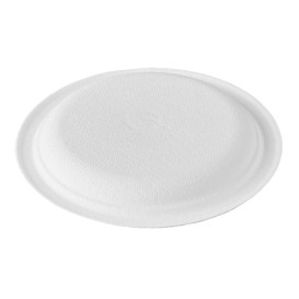 Assiette en Canne à Sucre Blanc Ø15,5cm (1000 Unités)