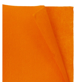 Serviette Papier Orange 2E Molletonnée 33x33cm (50 Utés)