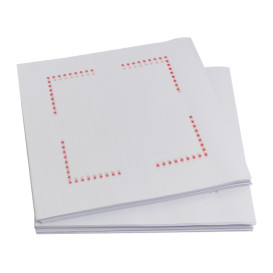 Serviette papier Sulfite Blanc 20x20cm (750 Utés)