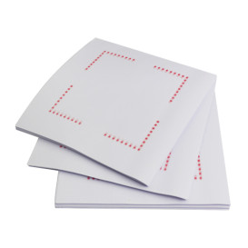 Serviette papier Sulfite Blanc 20x20cm (750 Utés)