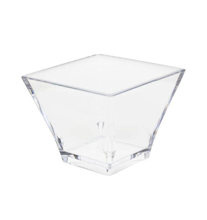 Verrine Dégustation Durable SAN "Pagoda" Transparent 88ml (6 Utés)