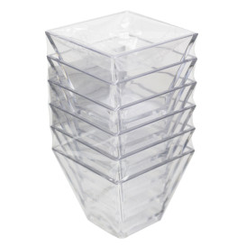 Verrine Dégustation Durable SAN "Pagoda" Transparent 88ml (6 Utés)