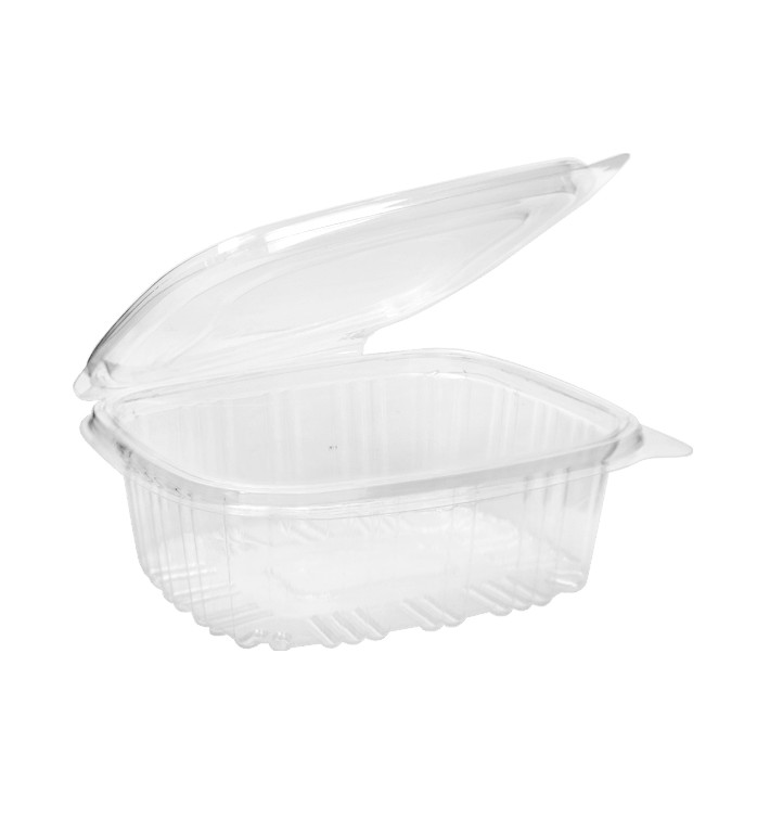 Plastic scharnierende Deli-Container OPS 375ml (60 stuks) 