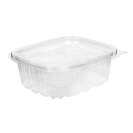 Plastic scharnierende Deli-Container OPS 375ml (60 stuks) 