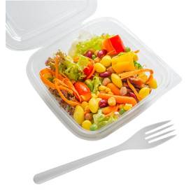 Plastic scharnierende Deli-Container OPS 250ml (700 stuks)